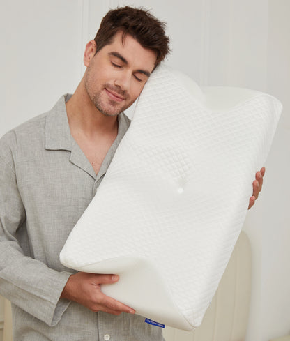 Oreiller cervical en mousse à mémoire de forme Sommeil Réparateur- Mahozen™
