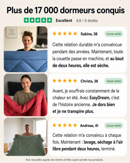 Couette Mahozen EasyDream – La couette 2-en-1 à séchage rapide qui élimine le besoin de draps