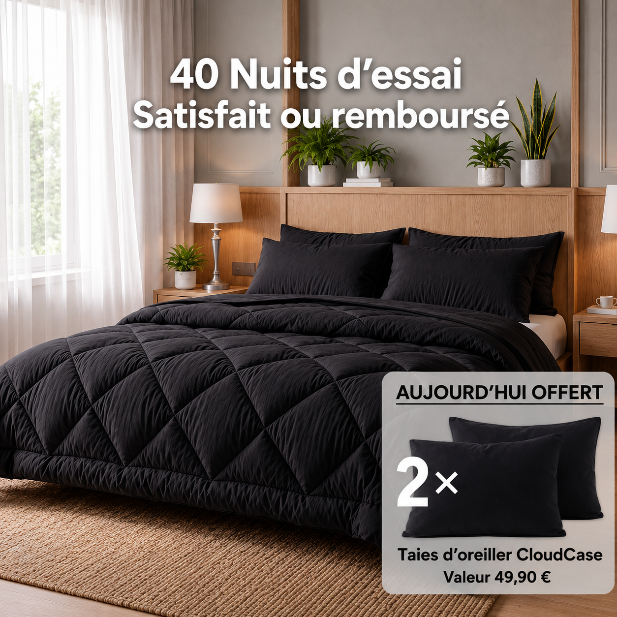 Couette Mahozen EasyDream – La couette 2-en-1 à séchage rapide qui élimine le besoin de draps