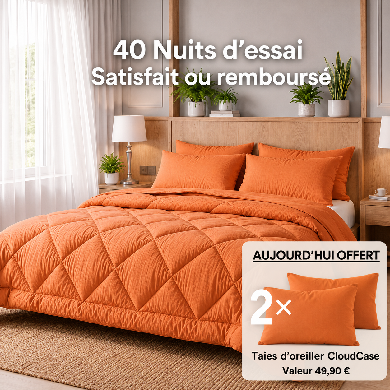Couette Mahozen EasyDream – La couette 2-en-1 à séchage rapide qui élimine le besoin de draps