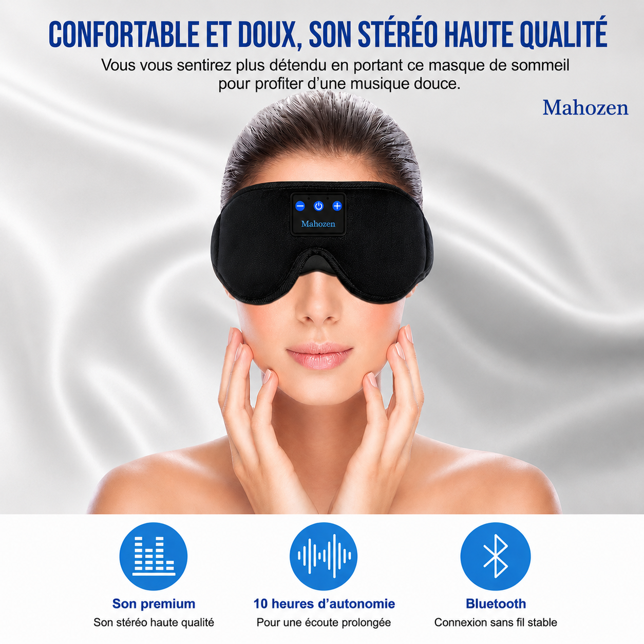 Masque de sommeil Bluetooth avec écouteurs intégrés - MahozenDream™