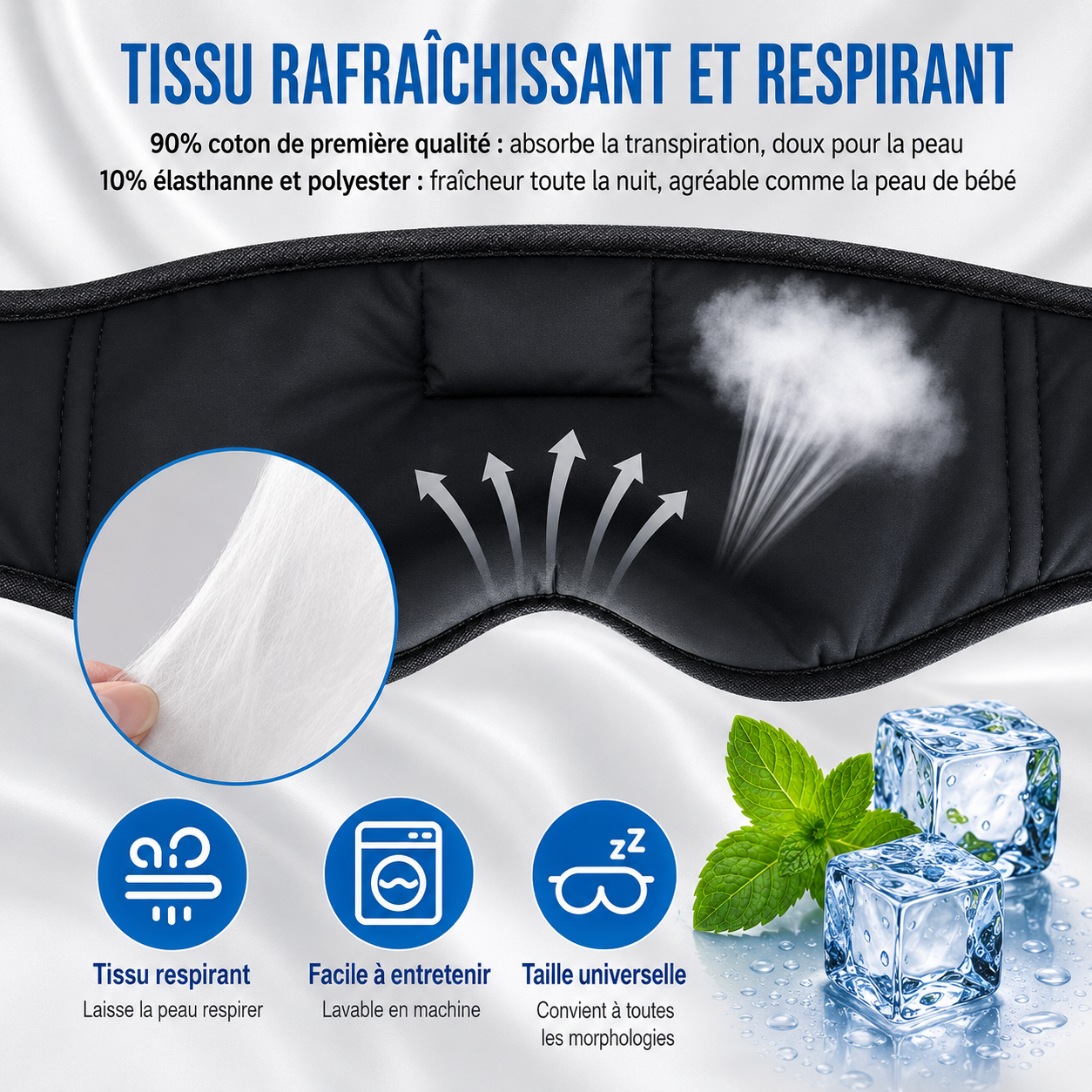 Masque de sommeil Bluetooth avec écouteurs intégrés - MahozenDream™