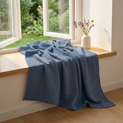 Couverture en mousseline de coton