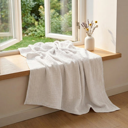 Couverture en mousseline de coton