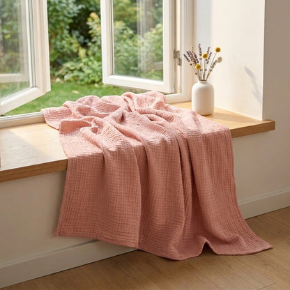 Couverture en mousseline de coton