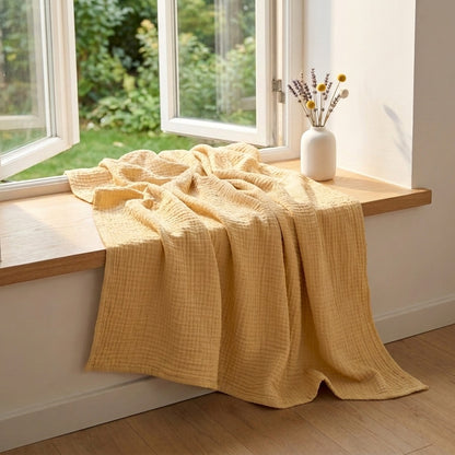 Couverture en mousseline de coton