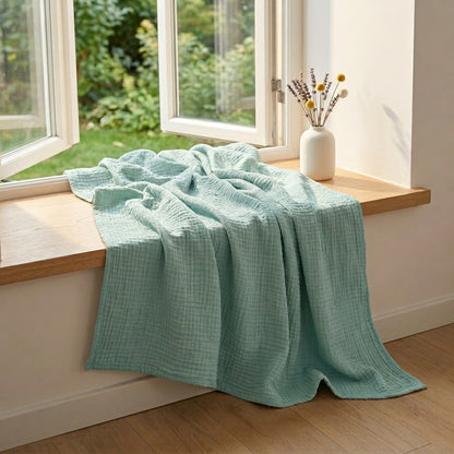 Couverture en mousseline de coton