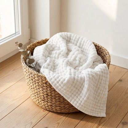 Couverture en mousseline de coton