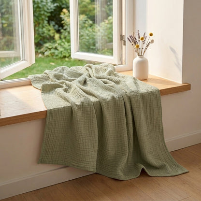 Couverture en mousseline de coton